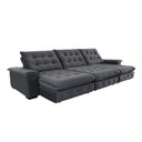 Ver imagem 2 de Sofá Coliseu Super Pillow 3,70m Chumbo
