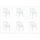 Ver imagem 1 de Kit 6 Cadeiras Allegra Branco