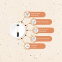 Ver imagem 6 de Luminária Tubo Redondo Prime Sala Quarto e Escrtório Premium:preto