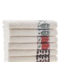 Ver imagem 1 de Kit 6 Pano de Copa Prato Atoalhado Felpudo Gourmet