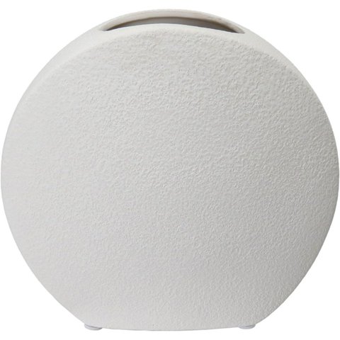 Vaso Decorativo Home&co Enfeite Cerâmica 20x22x8cm Branco