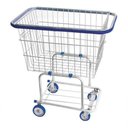 Ver imagem 1 de Carrinho de Compras para Condomínio Carrinho para Condomínio 140L em Aço Carbono Sae 1020 Prata