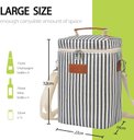 Ver imagem 4 de Kato Bolsa Térmica para Vinho - Listrada 4 Garrafas