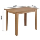 Ver imagem 6 de Conjunto Mesa de Jantar 4 Cadeiras 109cm Retangular