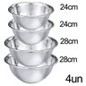 Conjunto de Bowl 4 Pçs Inox Class Home 28 e 24cm - 1