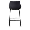 Ver imagem 5 de Kit 4 Banquetas Oxford Verner Fratini 100 Cm (altura) Poliuretano (pu) Preto Base em Aço Preto