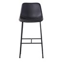 Ver imagem 3 de Kit 4 Banquetas Oxford Verner Fratini 100 Cm (altura) Poliuretano (pu) Preto Base em Aço Preto