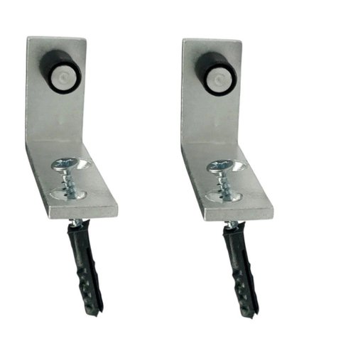 Guia Alumínio para Porta de Correr Interno Cor Natural Perfil 9mm Gi-01 0042