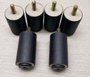 Ver imagem 1 de Pés para Cama Box Baú - 6cm Altura Kit com 6 Unidades.