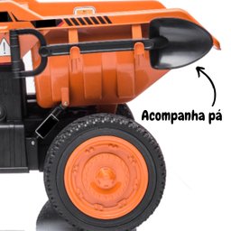 Mini Caminhão Elétrico 12v Infantil Caçamba Carreta Basculante Controle Importway Bw275 Motorizado - 9