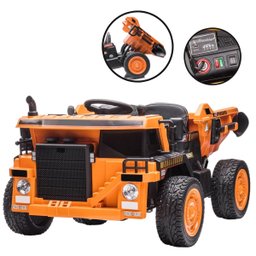 Mini Caminhão Elétrico 12v Infantil Caçamba Carreta Basculante Controle Importway Bw275 Motorizado - 1