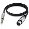 Kit 4 Cabos Microfone XLR X P10 7Mt Player Hayonik XLR(F)/P10-7M - 3