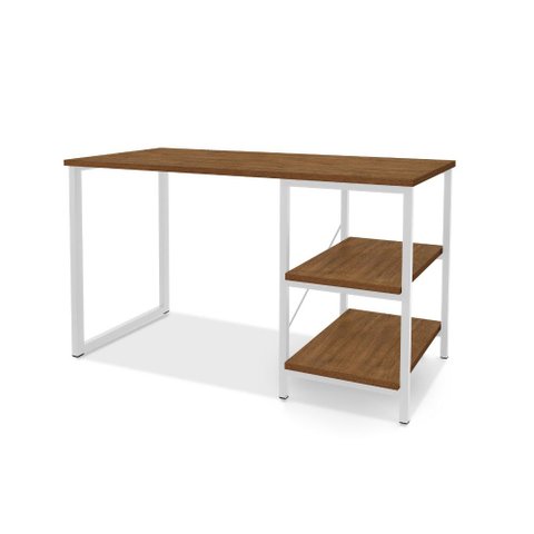 Mesa Escrivaninha para Notebook Office Star 120cm com 2 Prateleiras - Klm