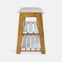 Ver imagem 3 de Banco Sapateira de Madeira Olinda Cor Mel