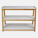 Ver imagem 4 de Banco Sapateira de Madeira Olinda Cor Mel