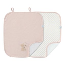 Kit 2 Babinhas Paninho de Boca Bebê Menina New Baby -hug - 1