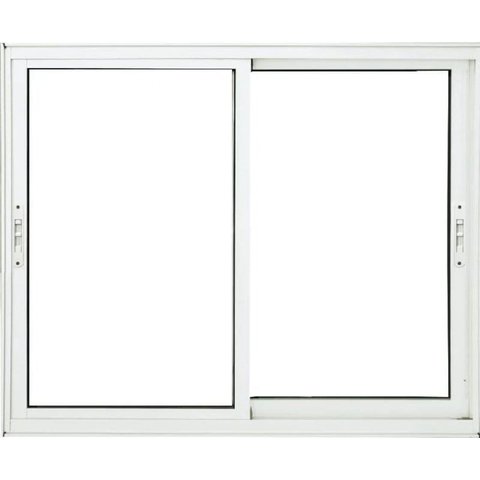 Vitro de Aluminio 2 Folhas Móveis sem Grade Linha Premium:1,20 X 1,20/branco