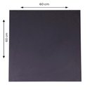 Ver imagem 5 de Mesa de Jantar Quadrada 60 cm Tampo Preto em MDP Base Alpha Inox