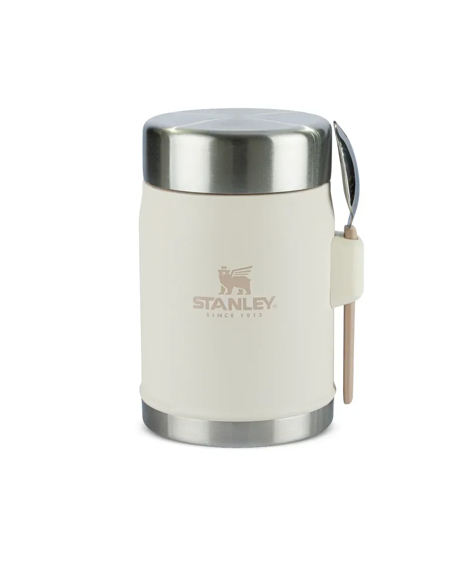 Pote Térmico com Garfolher Stanley 414ml - Cream