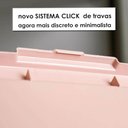 Ver imagem 4 de 12 Caixas Organizadoras com Tampa 30l Click Empilháveis de Plástico Travas Laterais