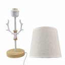 Ver imagem 5 de Luminaria Abajur Rustica Veado Enfeite Decorativo Sala Quarto Recepçao Hotel Pousada Loja Casa Escri