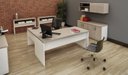 Ver imagem 3 de Armario Baixo Duplo Savoia Tampo 40mm 160x46,5x75 Branco