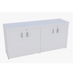 Armario Baixo Duplo Savoia Tampo 40mm 160x46,5x75 Branco - 1