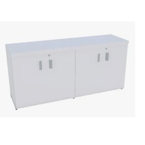 Armario Baixo Duplo Savoia Tampo 40mm 160x46,5x75 Branco