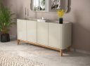 Ver imagem 2 de Buffet / Balcão Fl 1.60m 4 Portas Estilo Retrô Cor Off White