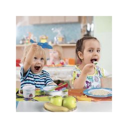 Cj de Talheres Infantil C/ 3 Peças Playpark Bimbi - Bpa Free - Azul Amarelo e Vermelho - Guzzini - 2