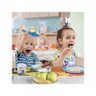 Cj de Talheres Infantil C/ 3 Peças Playpark Bimbi - Bpa Free - Azul Amarelo e Vermelho - Guzzini - 2