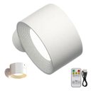 Ver imagem 1 de Luminaria Arandela Led 3 Tons Usb Bateria Recarregavel Controle Iluminaçao Quarto Sala Cabeceira Mes
