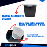 Porta Ração Container Até 15kg Pote Cachorro Dispenser Gato Cães Grande Ergonômico Loja Guardar Prot - 7