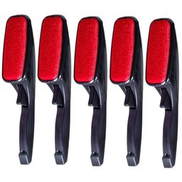 Kit 5 Escovas Giratórias Tira Pelos Removedor de Fiapos Bolinhas Estofado Roupas Cobertas Preto - 1 Kit 5 Escovas Giratórias Tira Pelos Removedor de Fiapos Bolinhas Estofado Roupas Cobertas Preto - 1