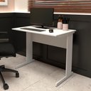 Ver imagem 1 de Mesa Escrivaninha de Estudos 90cm X 60cm Pé Metal F5 Office