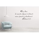 Ver imagem 1 de Adesivo de Parede Hebreus 13:5:75 X 38 Cm