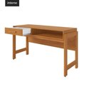 Ver imagem 4 de Escrivaninha/Mesa Escritório com 1 Gaveta e Nicho 135cm Multimóveis Crjcm-ESC001 Cinamomo