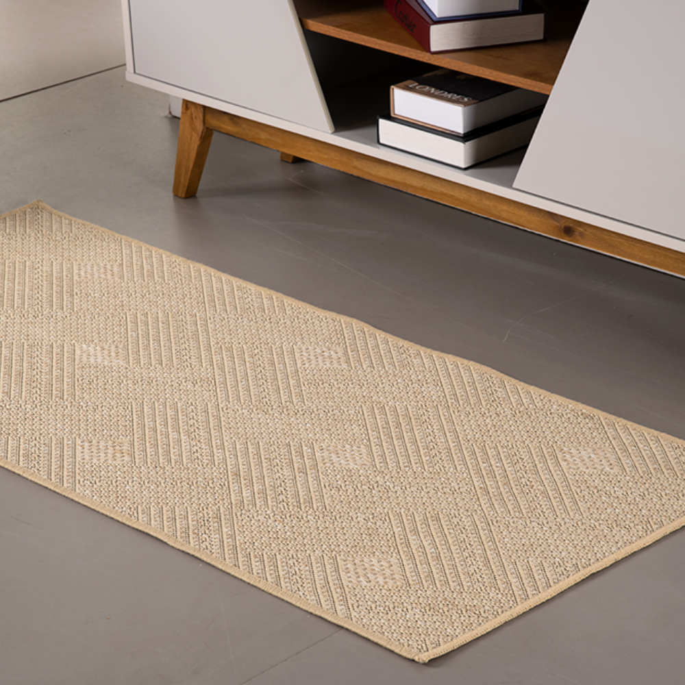 Tapete Passadeira Sisal Lancer 1 Peça 2,00m X 66cm Ps29 Clean - 2