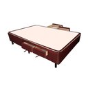 Ver imagem 1 de Cama Box Base c/Gavetas Casal Poli Tecido Brown (138x27-c/4 Gavs) - Castor