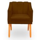 Ver imagem 5 de Kit com 2 Cadeiras Poltrona para Sala Moderna e Confortável Mila Suede