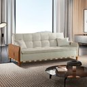 Ver imagem 1 de Sofá Cama para Sala de Estar Ref 43 - 2504-B Firenze Bege