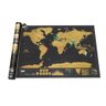 Mapa Mundial Raspar Viagens Raspadinha Presente 30x42cm - 3
