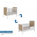 Ver mais imagens de Quarto de Bebê com Berço Mini Cama Guarda-Roupa 3 Portas e Cômoda Sapateira Ciranda