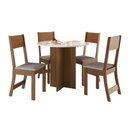 Ver imagem 1 de Conjunto Mesa Alice - Redonda 4 Cadeiras - Indekes