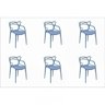Kit 6 Cadeiras Allegra Caribe  - 1