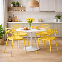 Ver imagem 1 de Kit 6 Cadeiras Allegra Amarelo