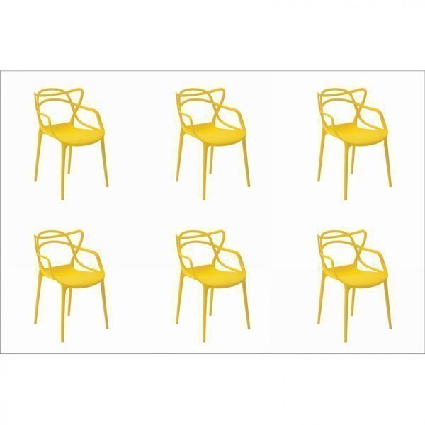 Kit 6 Cadeiras Allegra Rivatti - 1