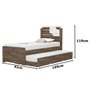 Cama Bibox Luiza Solteiro Castanho/Off White– Vitamov - 3