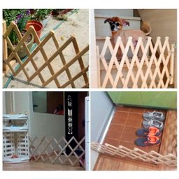 Portao Pet Cao Cachorro Bebe Criança Bambu Retratil Sanfonado Cercado Proteçao Segurança Resistente  - 3