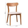 Kit 4 Cadeiras Madeira Maciça Laminadas Ceci CabeCasa MadeiraOriginals - 3